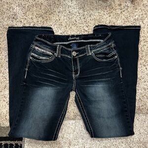 Amethyst Bootcut Jeans Women's Deep blue size 11